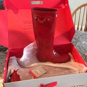 Red Hunter Rain Boots